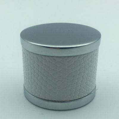Round Zamac Perfume Cap With PU